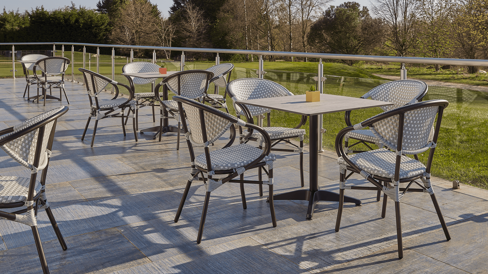 Commercial Outdoor Rattan Chairs