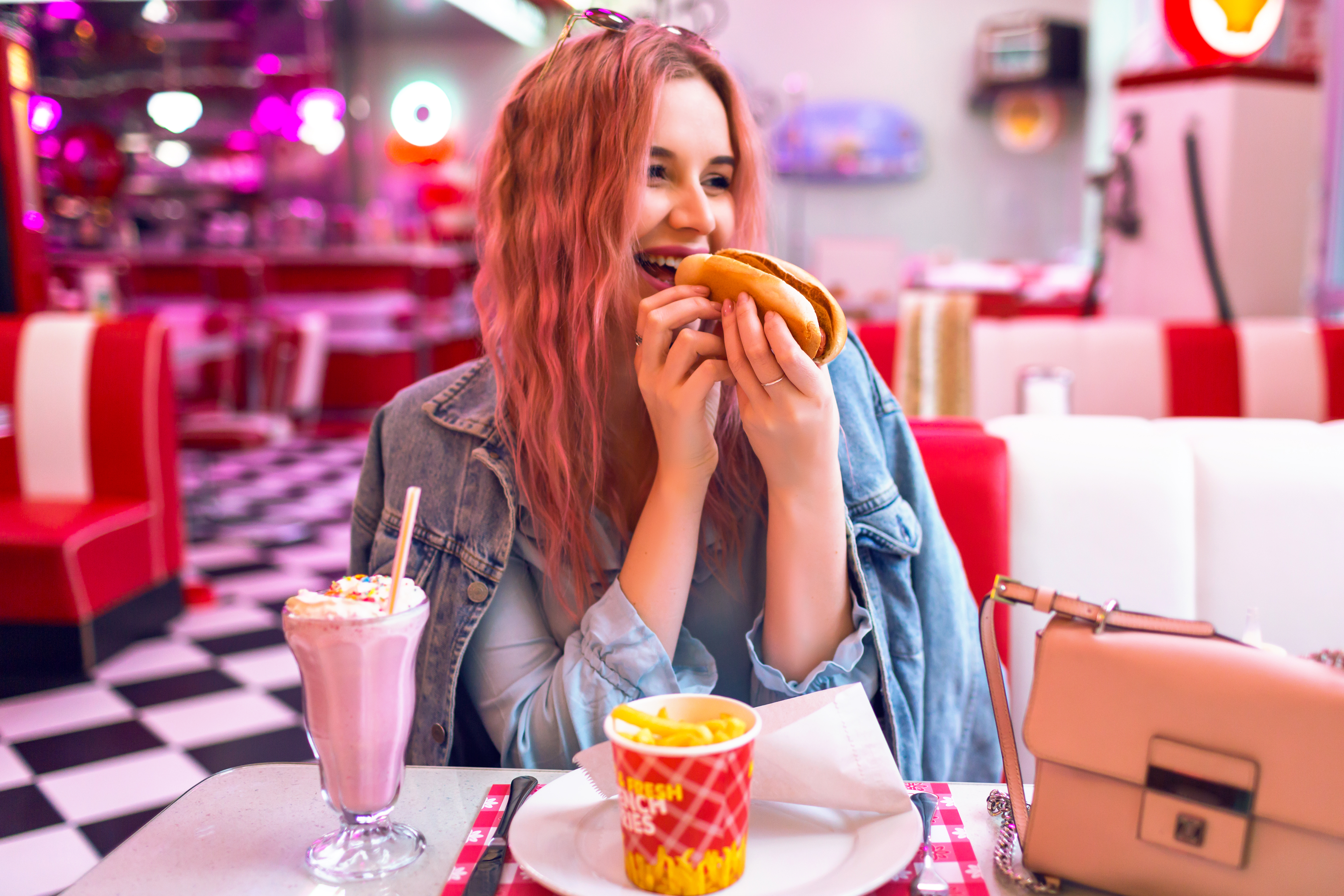 Contract furniture for an American Diner style restaurant